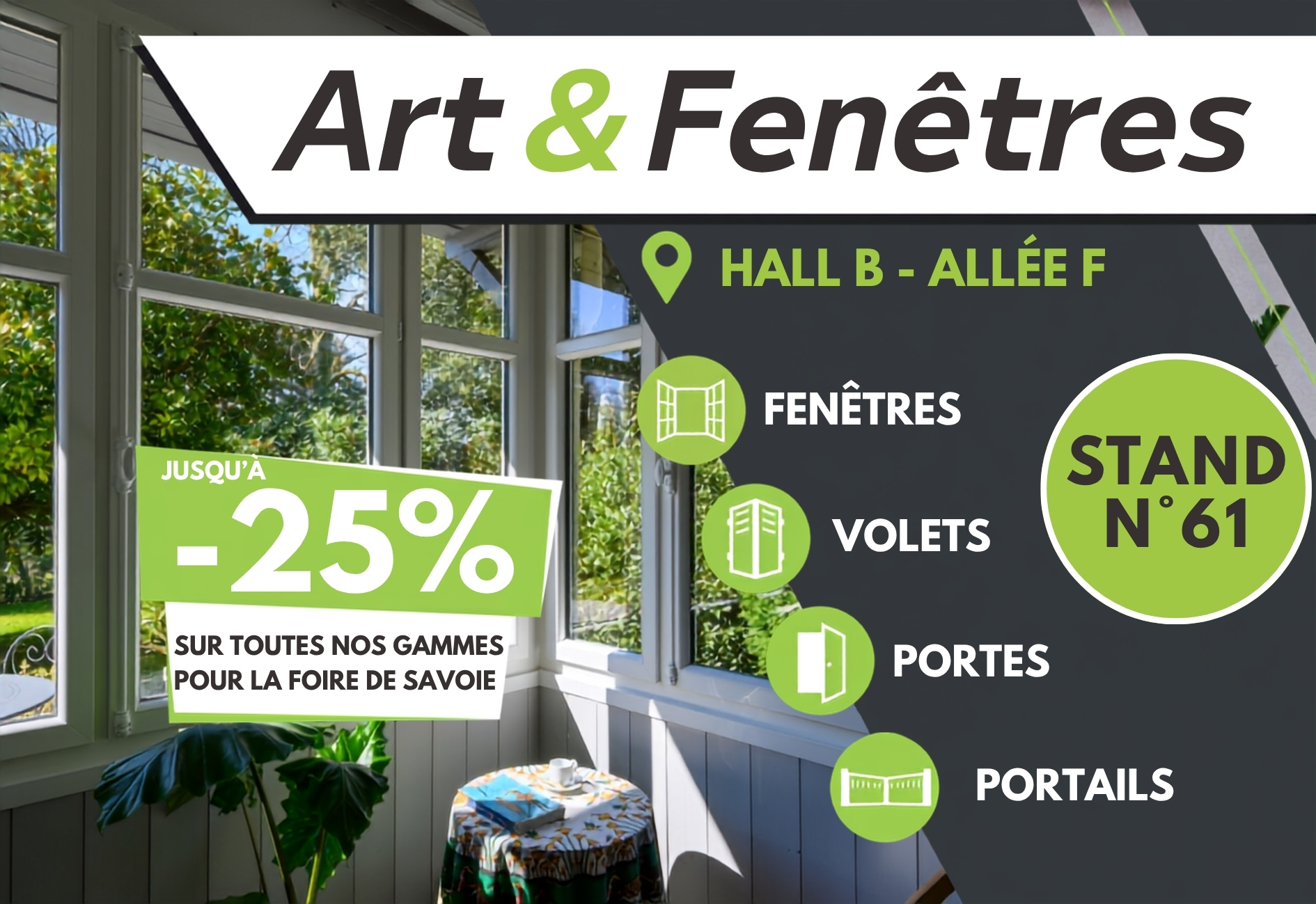 Fenêtres, volets, portes et portails