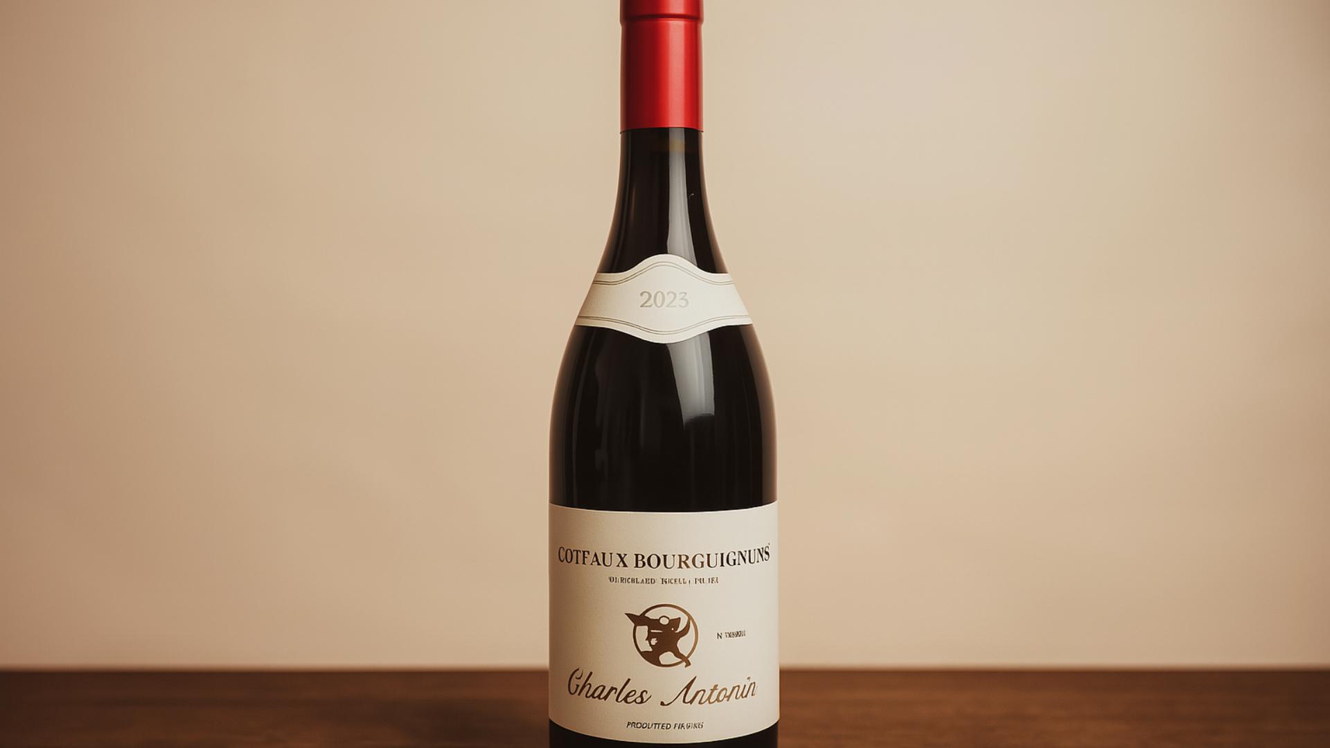 Bouteille de Bourgogne Coteaux Bourguignons pinot noir  2023 rouge