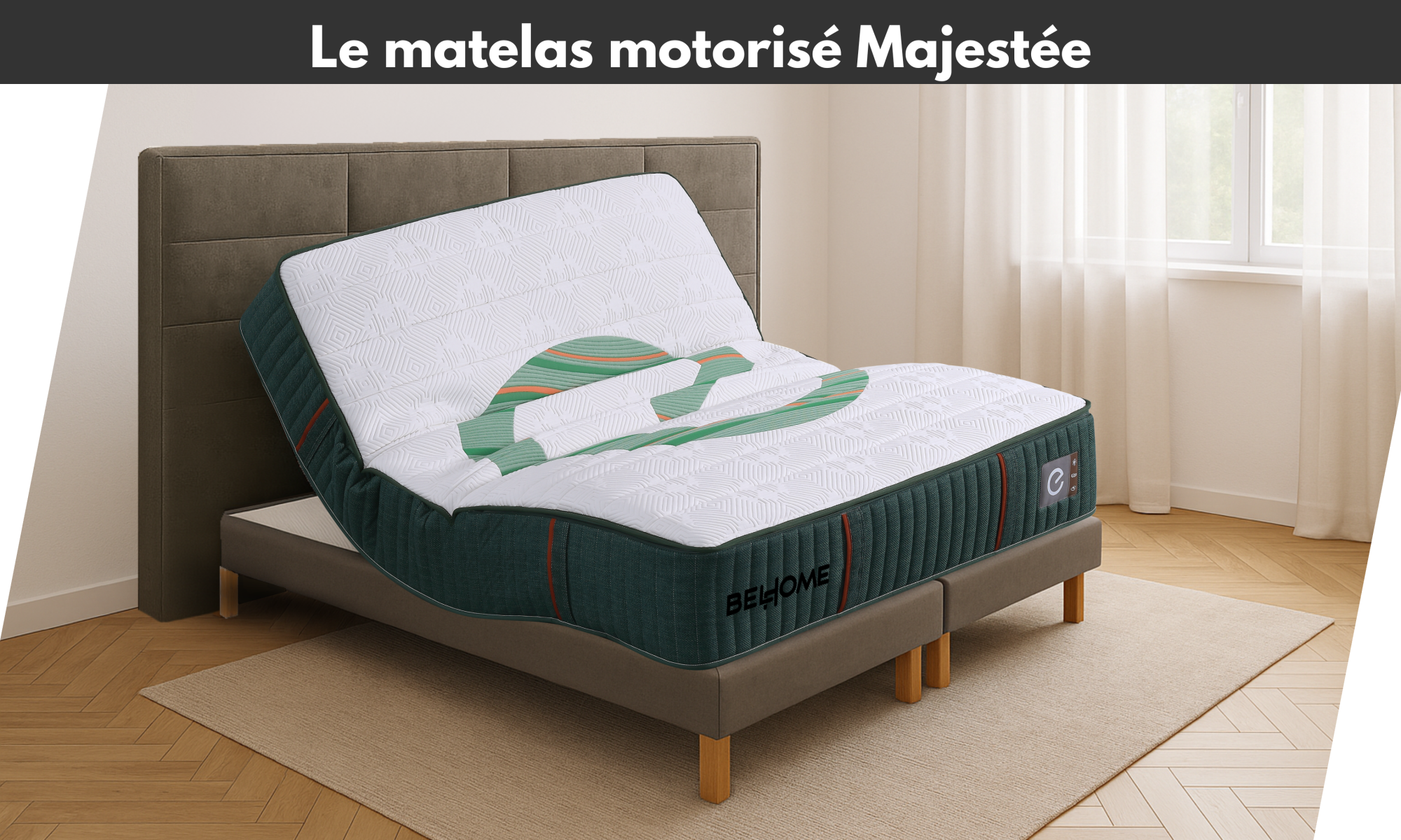 Matelas Majestée motorisé 140 cm